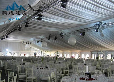 อานนท์สไตล์ Pole Tents สำหรับจัดงานแต่งงาน, งานเต็นท์หลังคากว้าง 10 - 30 มม