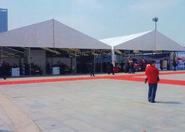 30x40m ล้าง PVC Fireproof / Flame Retardant / รังสียูวีที่ถอดออกได้ Big Event Tents สำหรับงานแสดงสินค้า