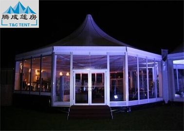 Customized Size Outdoor Party Tents / Aluminum Frame Tent Easy-Assembly