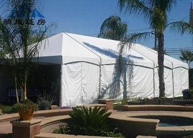 White Color Heavy Duty Party Tent , Wind Resistant Easy Assembled Marquee Tent Wedding