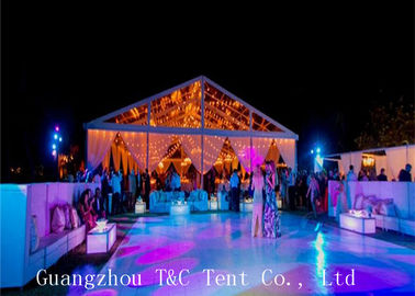 PVC อลูมิเนียมใสงานอดิเรกกลางแจ้ง Party Tents 25x30m สำหรับกว่า 500 คน